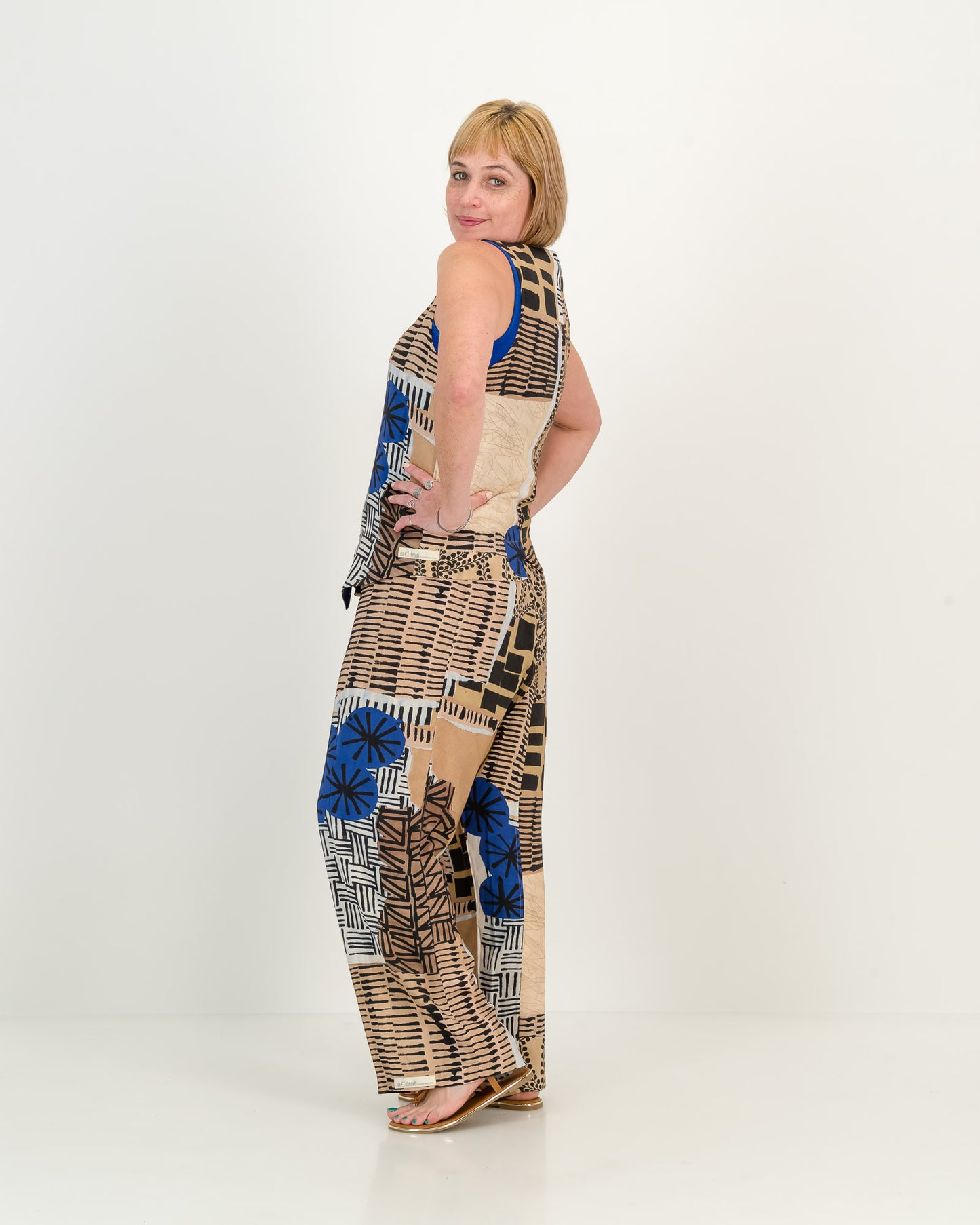 Printed Waistcoat - Hello Africa