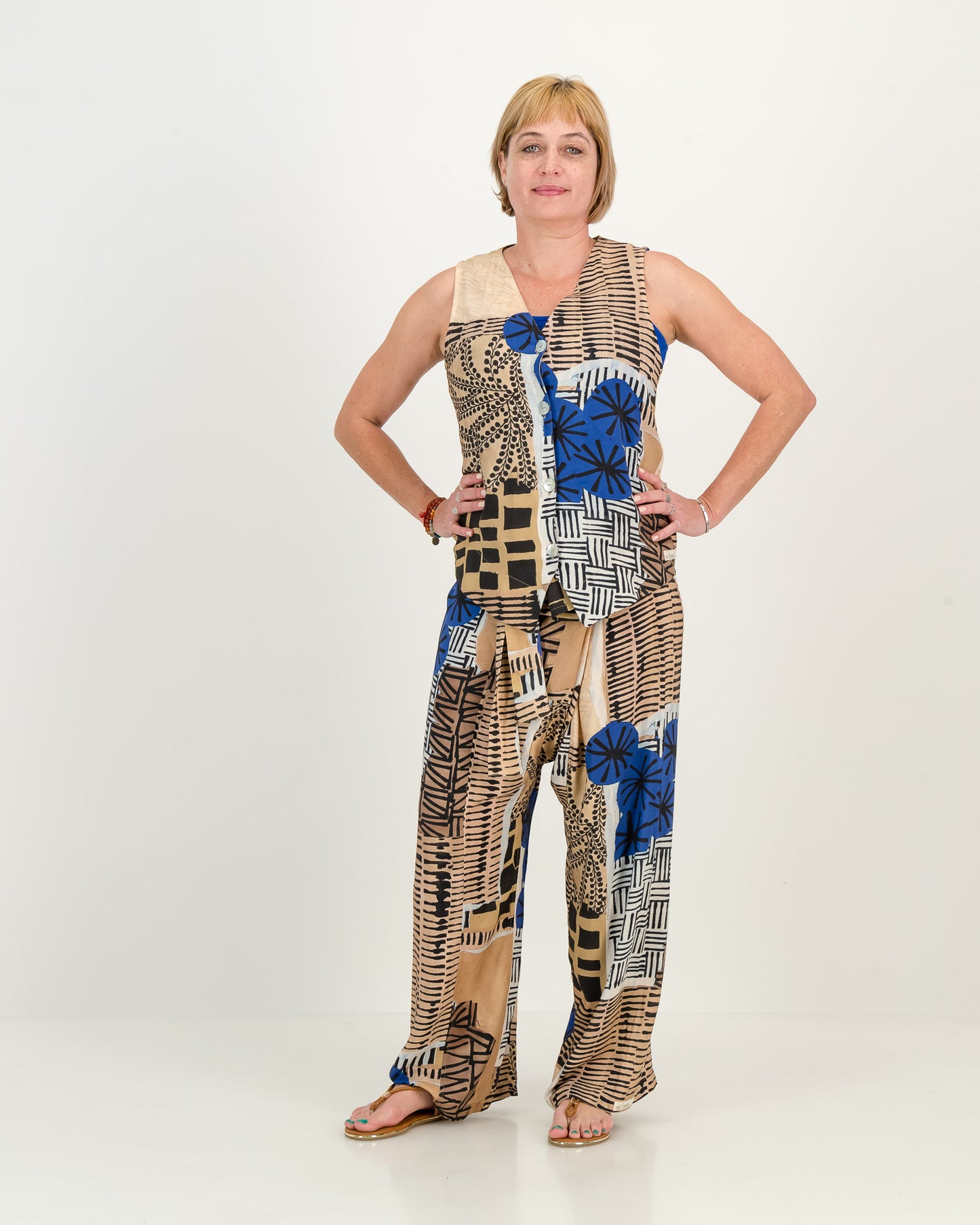 Printed Waistcoat - Hello Africa