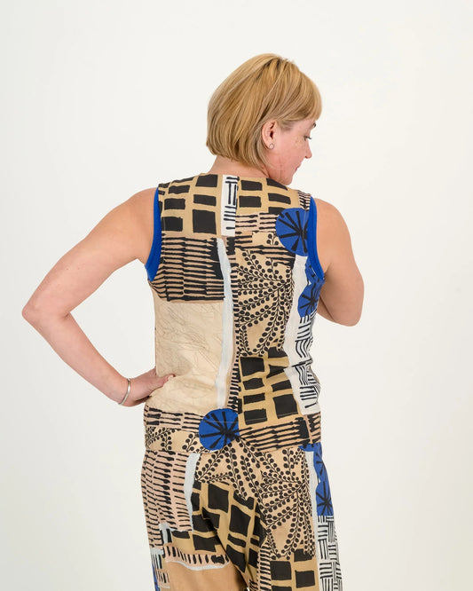 Printed Waistcoat - Hello Africa