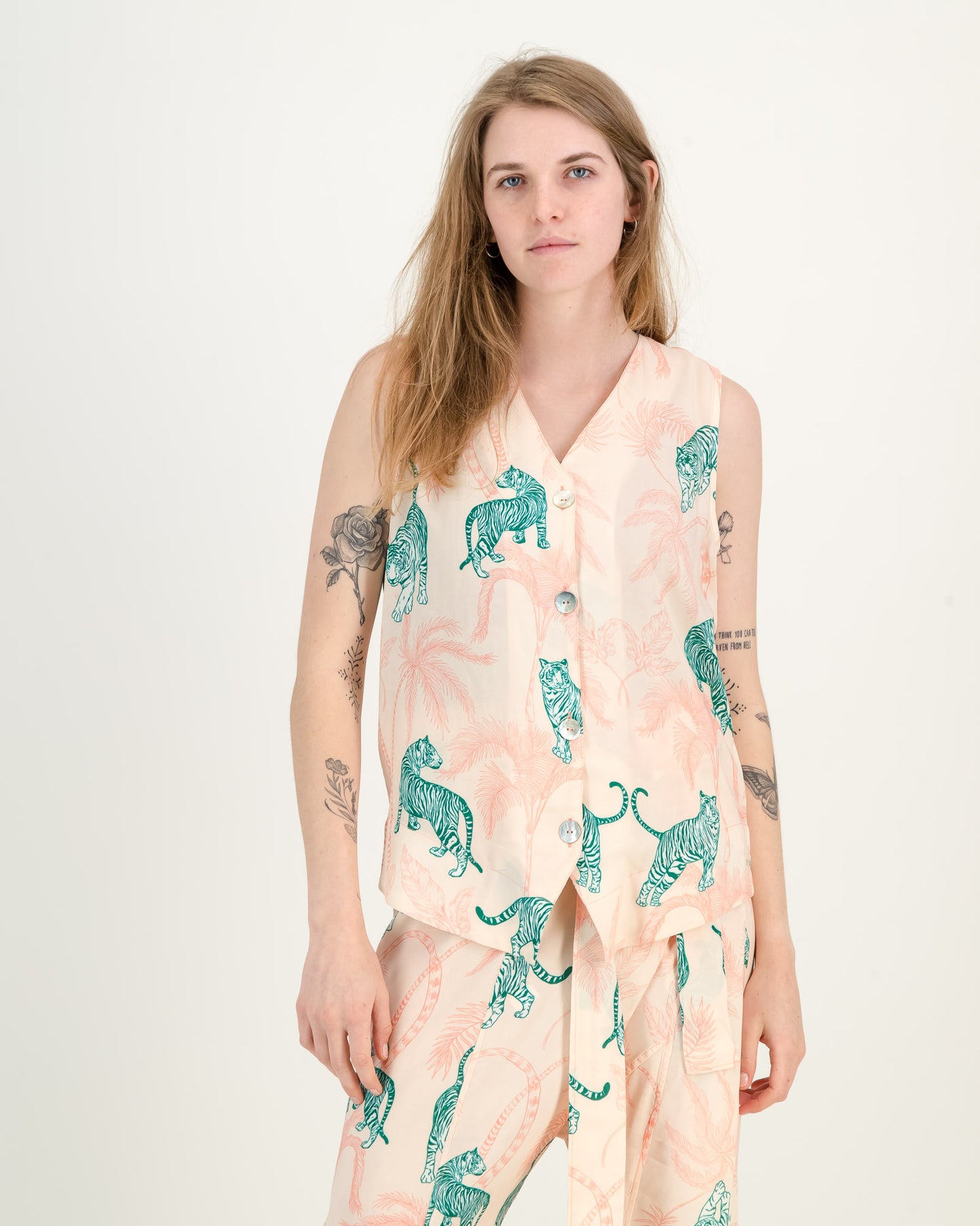 Printed Waistcoat - Tiger Tiger