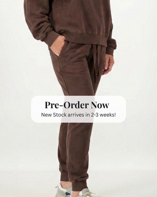 Trackpants Cotton Overdyed