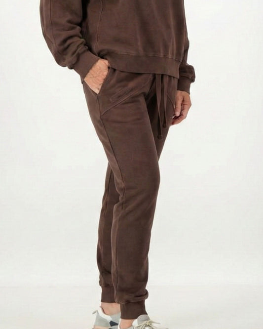 Trackpants Cotton Overdyed