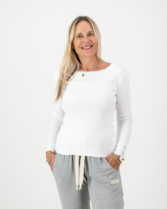 Overdyed Cotton Rib Top