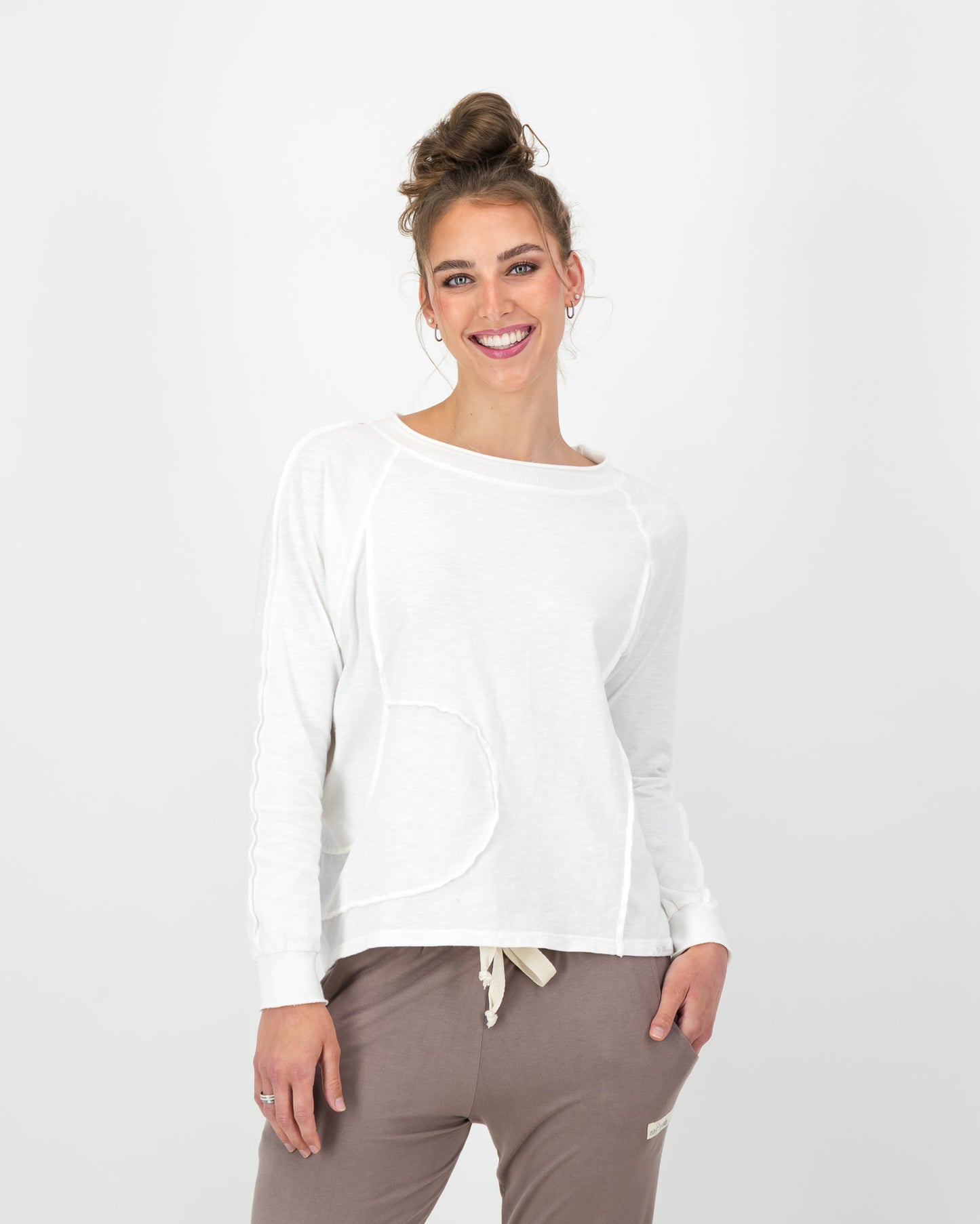 Sunset Cotton Long Sleeve Top
