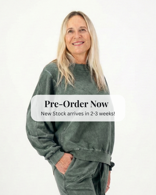 Batwing Sweatshirt Overdye Winter