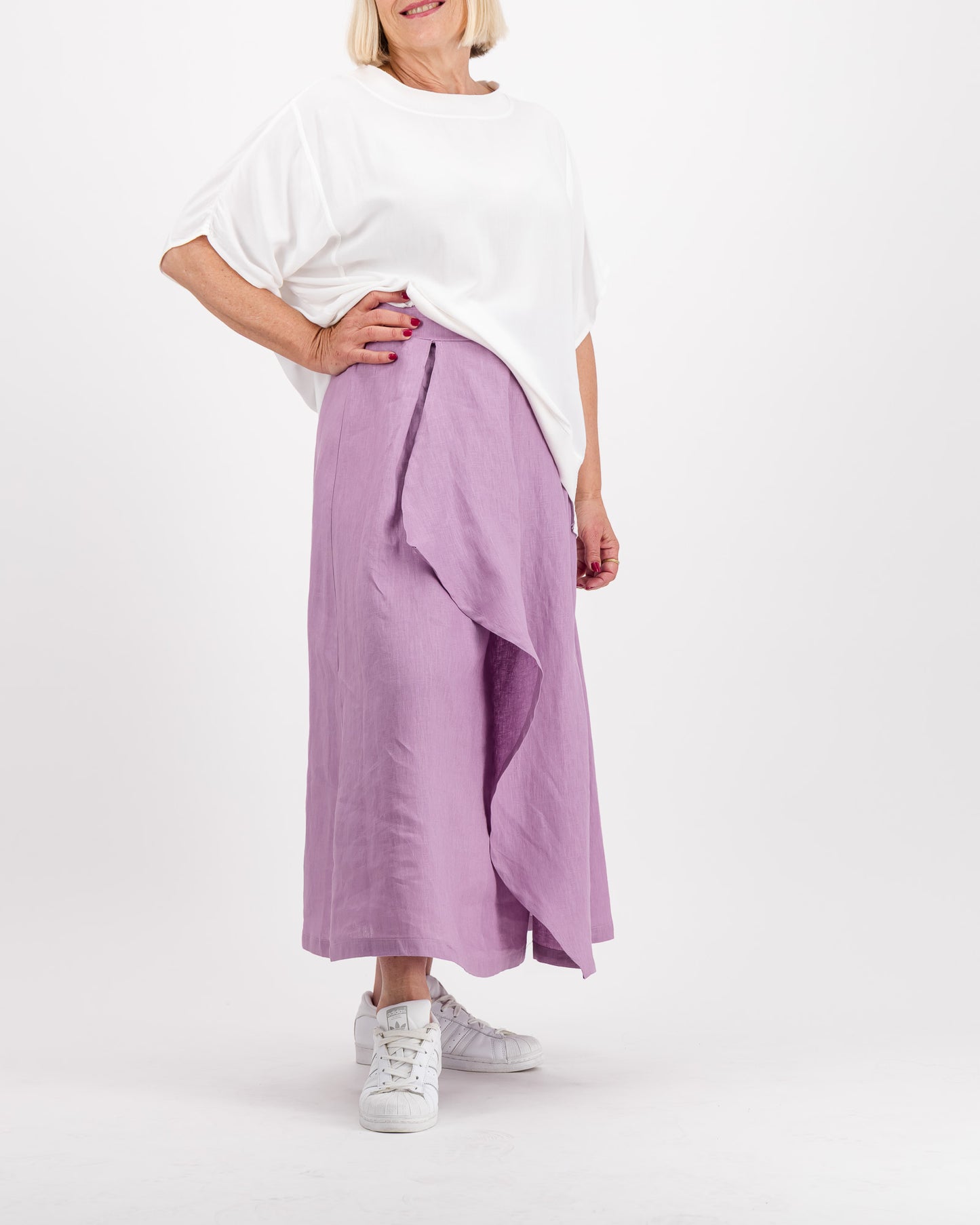 Serenity Pure Linen Skirt