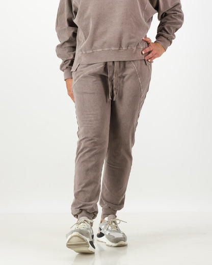Trackpants Cotton Overdyed