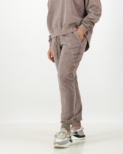 Trackpants Cotton Overdyed