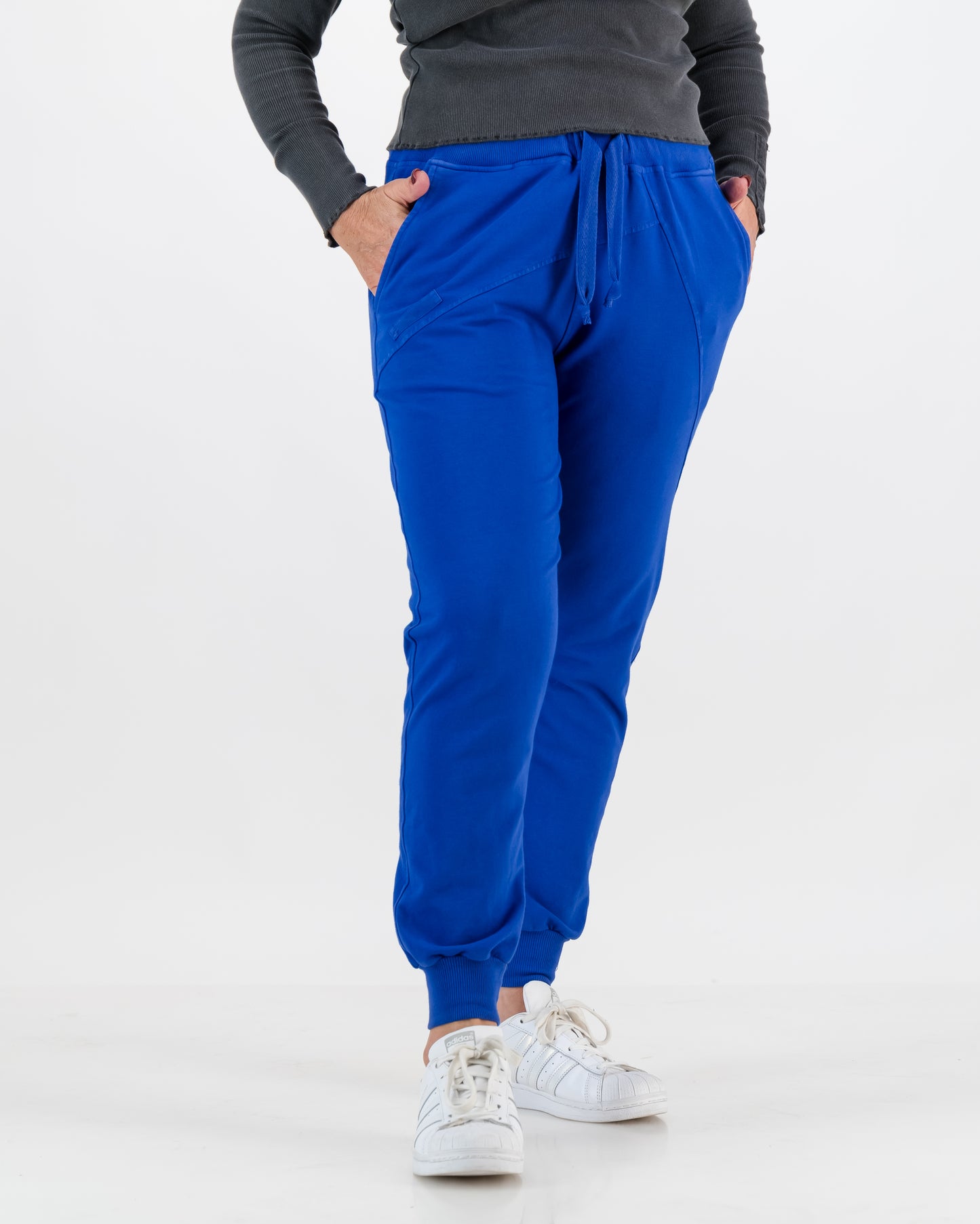 Trackpants Cotton Overdyed - Azul Blue