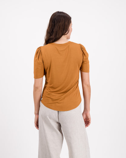 Bamboo Puff Sleeve T-Shirt