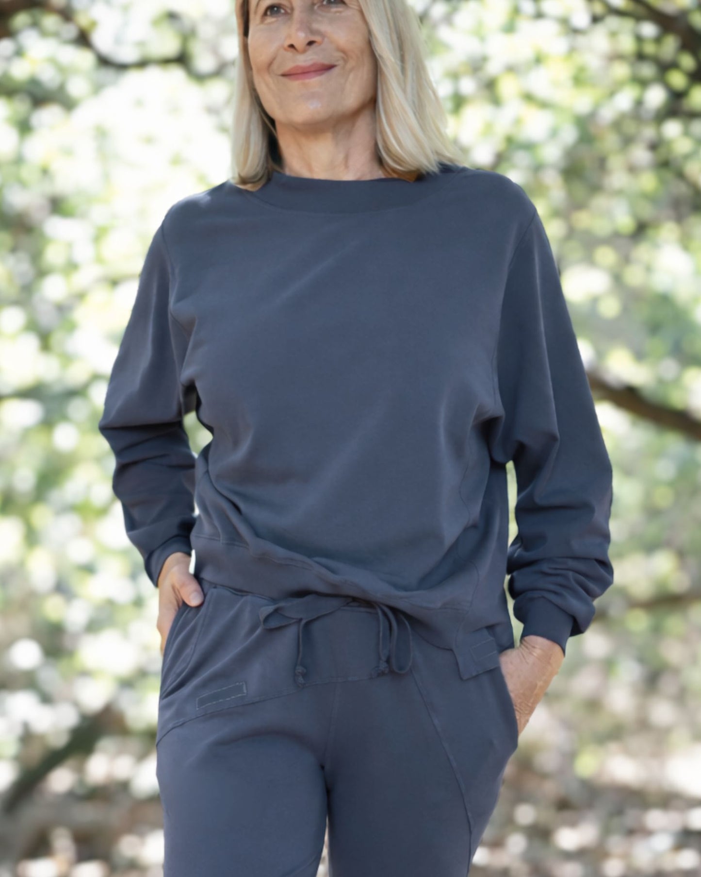 Batwing Sweatshirt Overdye