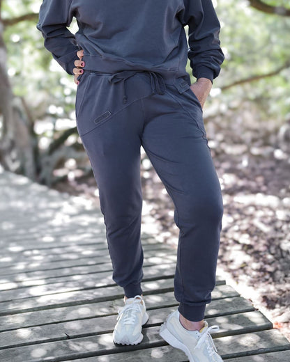 Trackpants Cotton Overdyed