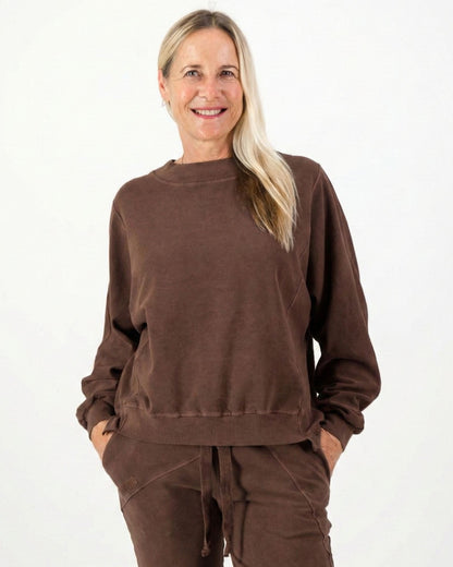 Batwing Sweatshirt Overdye