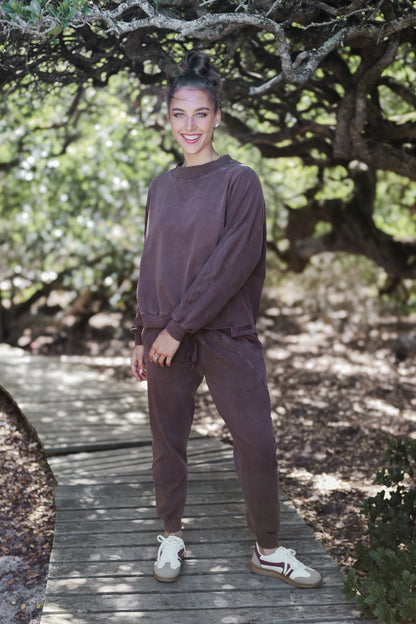 Batwing Sweatshirt Overdye