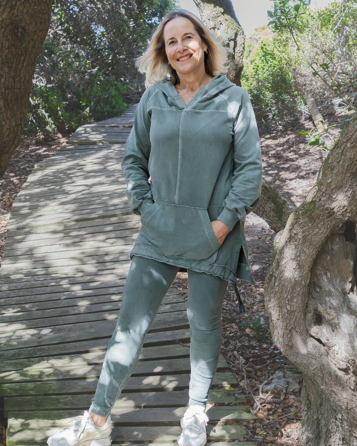 Long Overdyed Hoodie