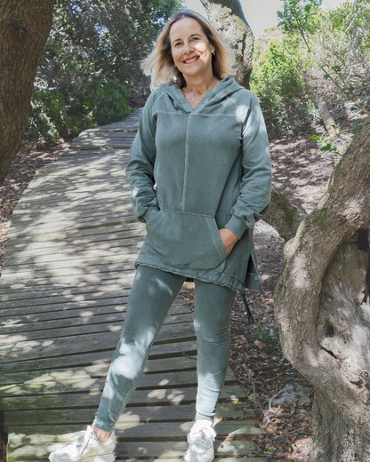 Long Overdyed Hoodie