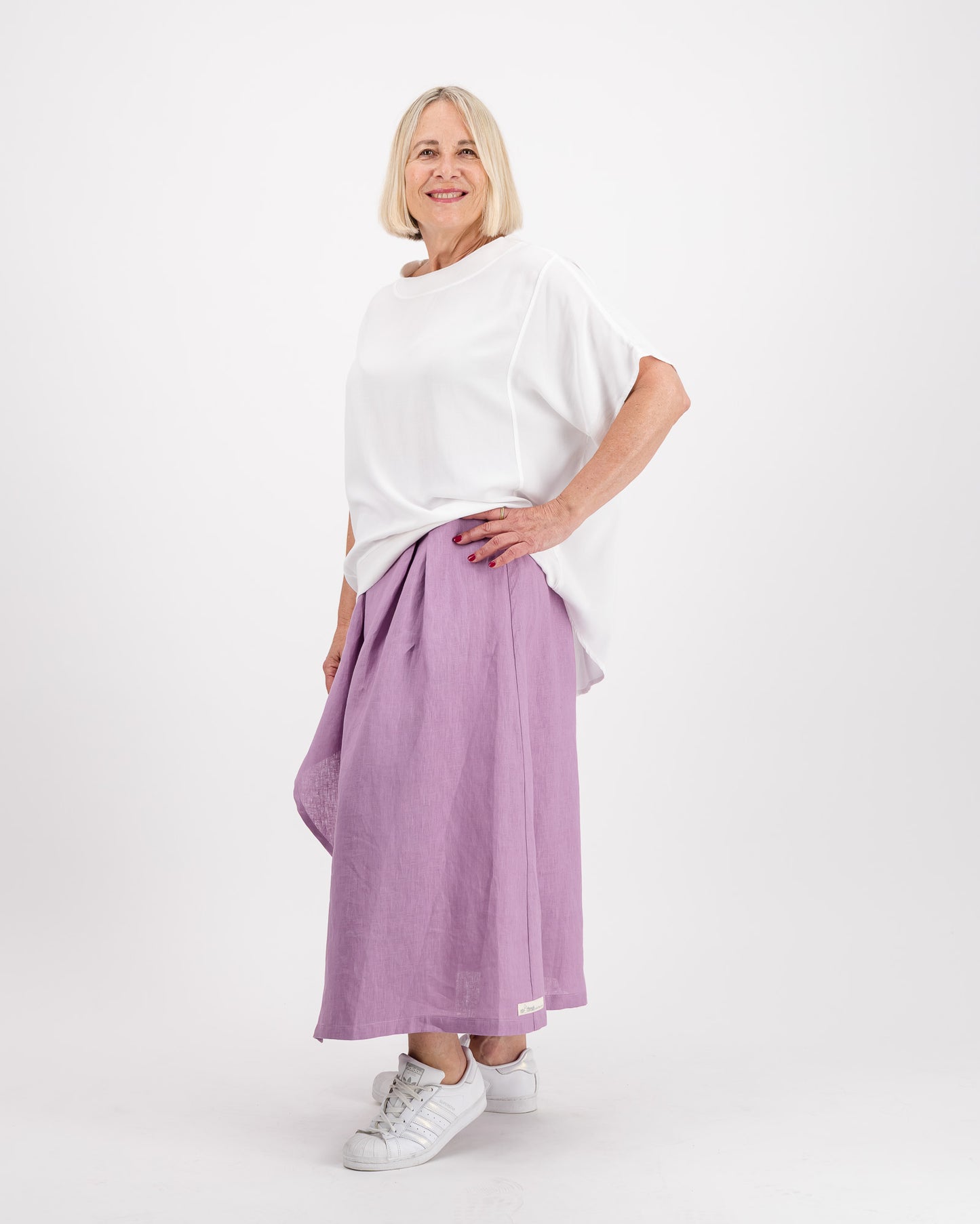 Serenity Pure Linen Skirt