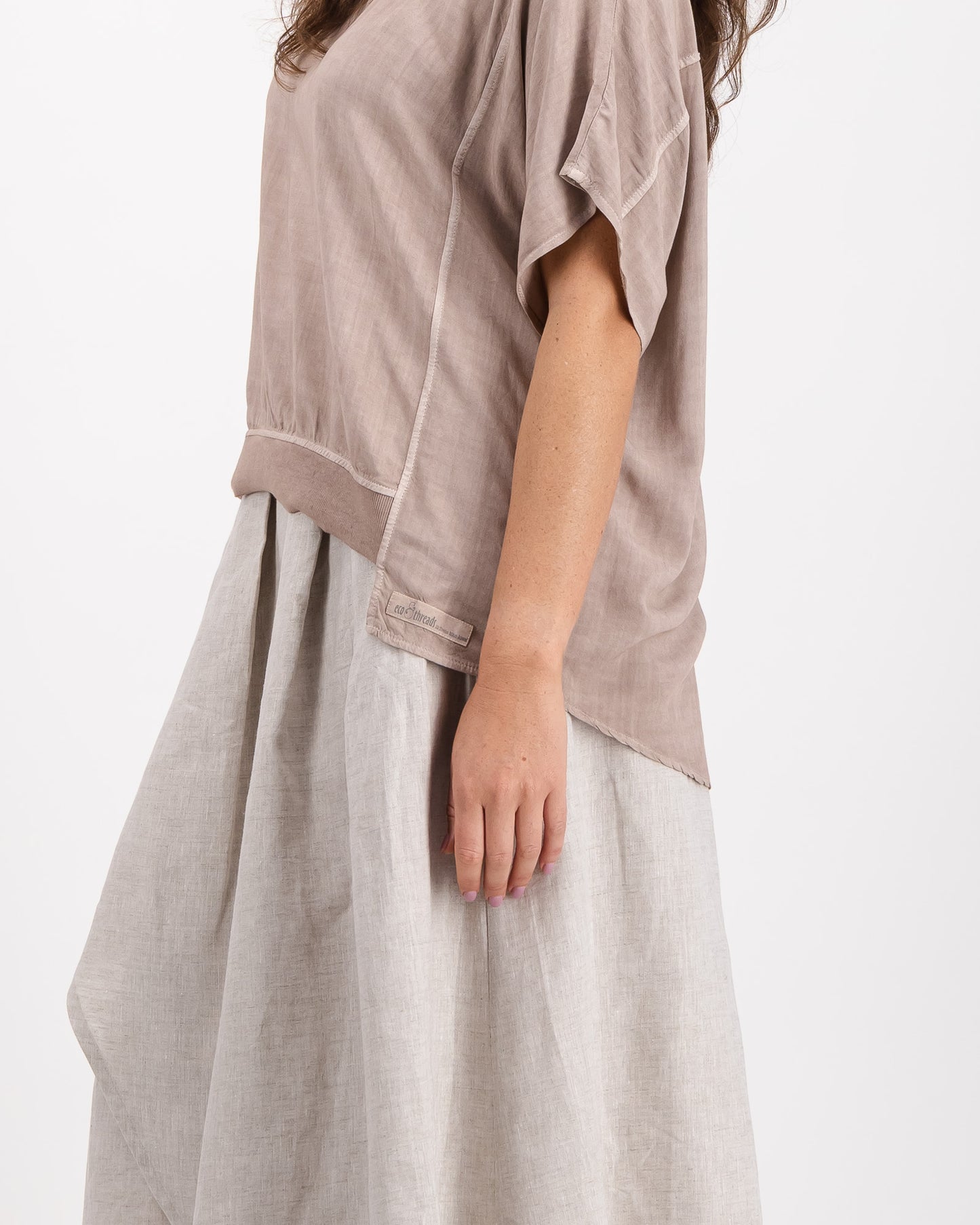 Serenity Pure Linen Skirt