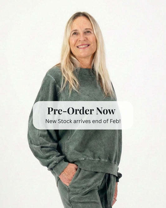 Batwing Sweatshirt Overdye Winter