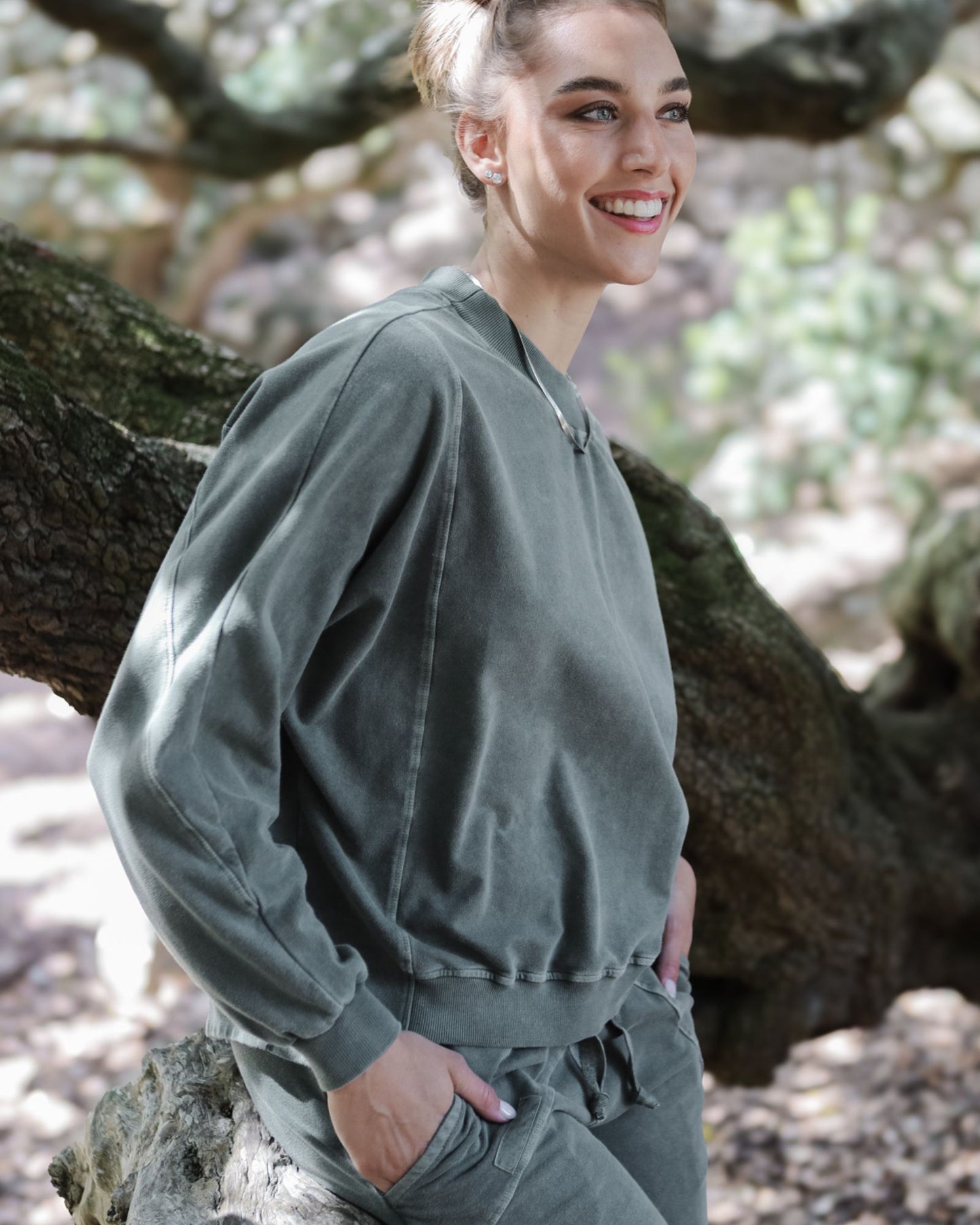 Batwing Sweatshirt Overdye