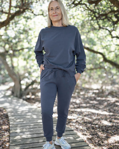 Trackpants Cotton Overdyed