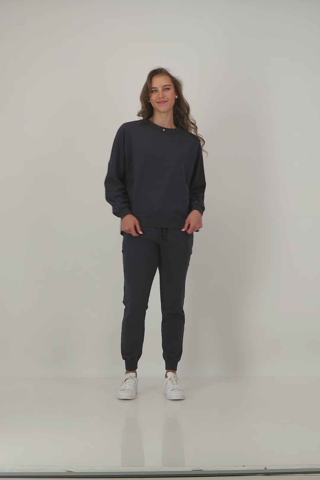 Batwing Overdye Sweatshirt - 100% Cotton Sustainable Comfort | Eco