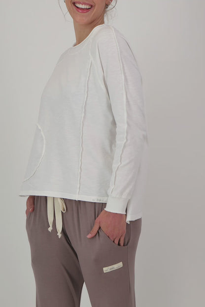Sunset Cotton Long Sleeve Top