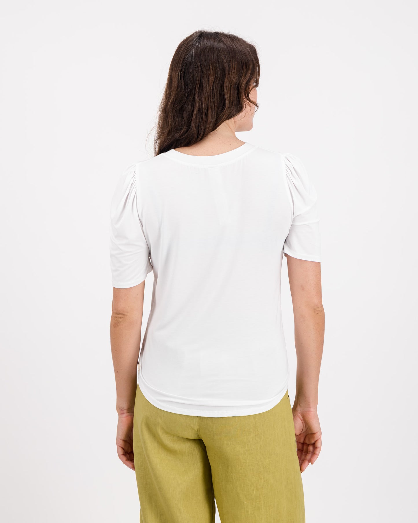 Bamboo Puff Sleeve T-Shirt