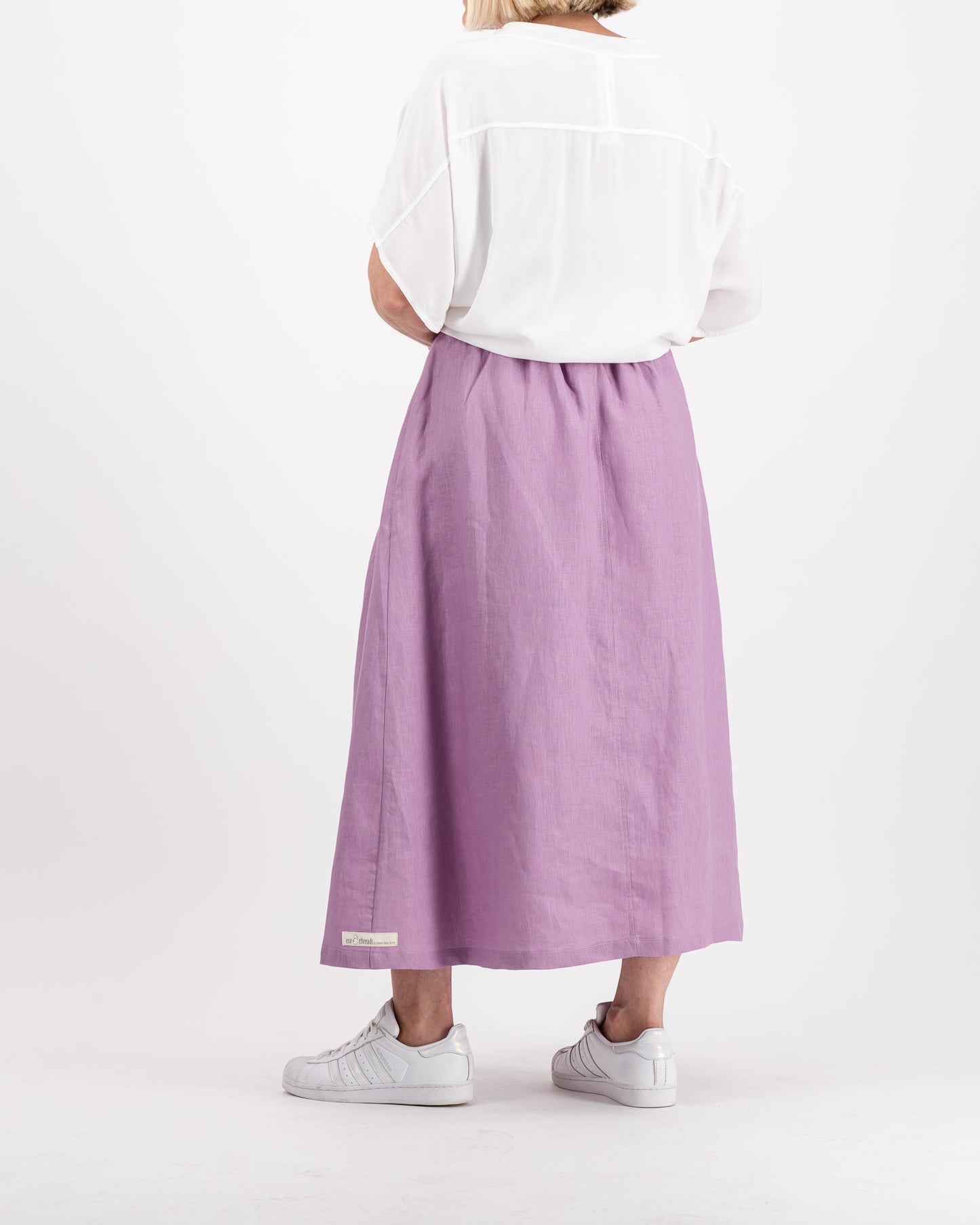 Serenity Pure Linen Skirt