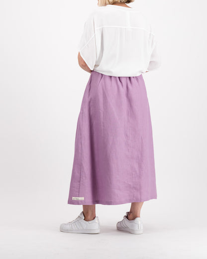 Serenity Pure Linen Skirt