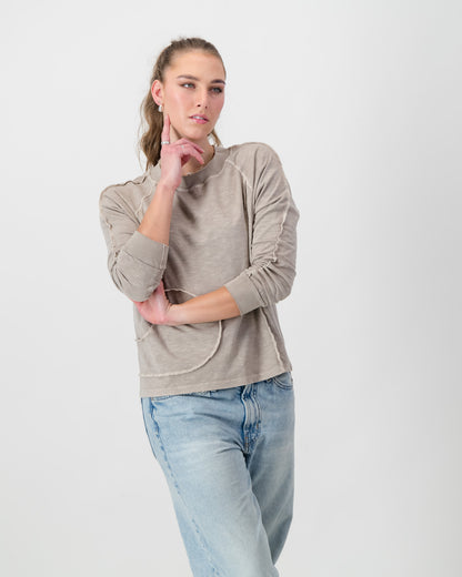 Sunset Cotton Long Sleeve Top