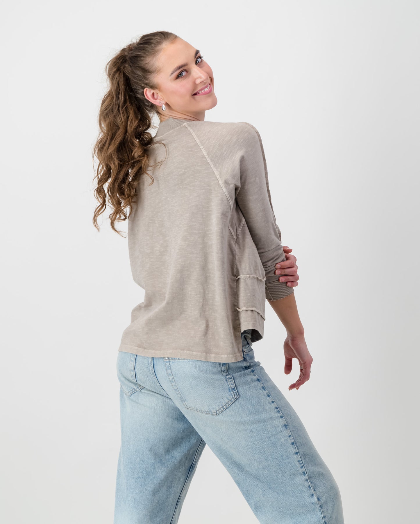 Sunset Cotton Long Sleeve Top