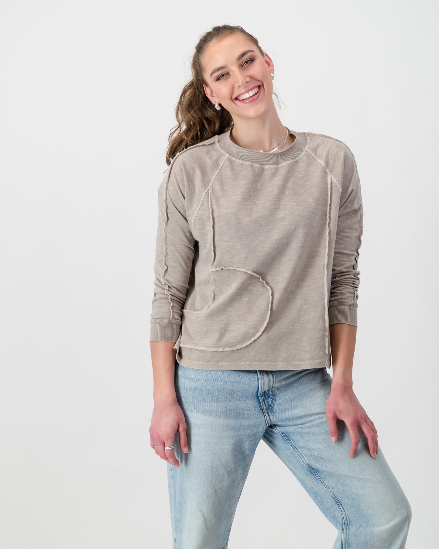 Sunset Cotton Long Sleeve Top