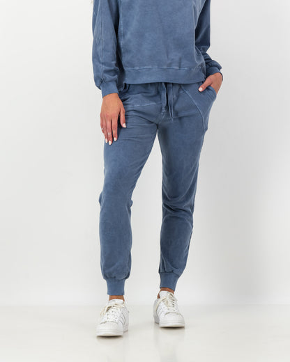Trackpants Cotton Overdyed