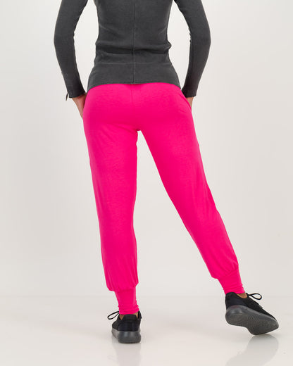 Jogger pants, magenta pants, Jogger pants, brown, Comfy jogger pants, charcoal pants, we love these Comfy Pants as much as you do! The comfiest pants in the world that totally live up to their name! Natural and breathable viscose lycra, that feels soft against your skin, with a very flattering draping effect, yoga pants, casual wear, active wear, wear it walking, travel pants, loungewear, it is good for you, it's good for the earth, Eco Threads Clothing, made in South Africa